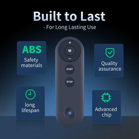 MOVHEIYL remote pairing steps image demonstrates quick treadmill connection