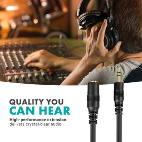 Movo MC20 next to ruler displaying 20ft scale and reliable length for flexible setups