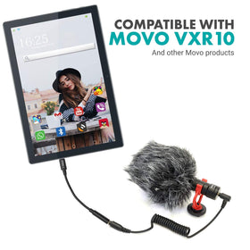 Movo UCMA-1 used with a smartphone demonstrates plug-and-play convenience.