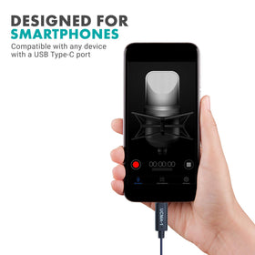 Movo UCMA-1 side angle, portable design ideal for mobile creators.