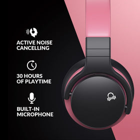 MOVSSOU E7 headphones folded for compact travel and easy packing.