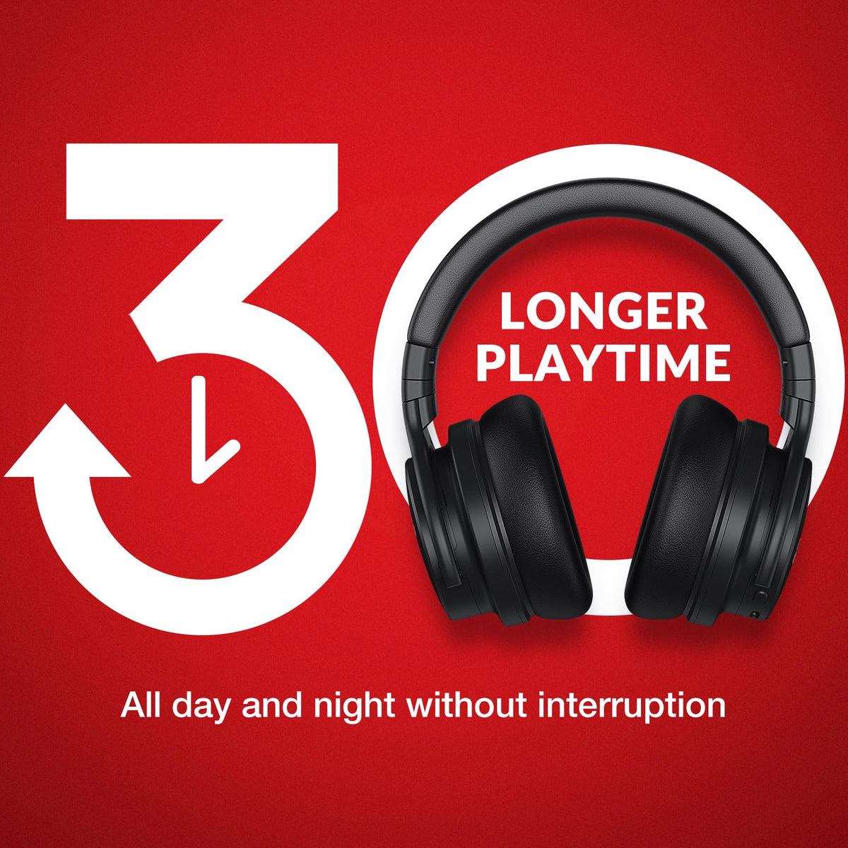 MOVSSOU E7 up to 30 hours of wireless playback for travel