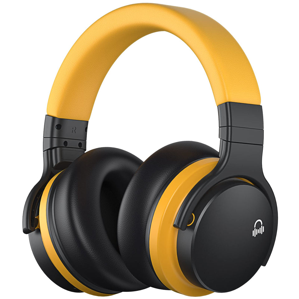 MOVSSOU E7 over-ear headphones in angled view for immersive sound and all-day comfort