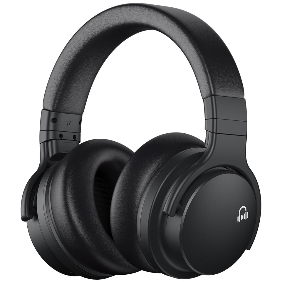 MOVSSOU E7 over-ear headphones with ANC for travel and work