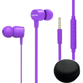 MOXKING Joymiso earbuds with case and flat cable for tangle-free portability.