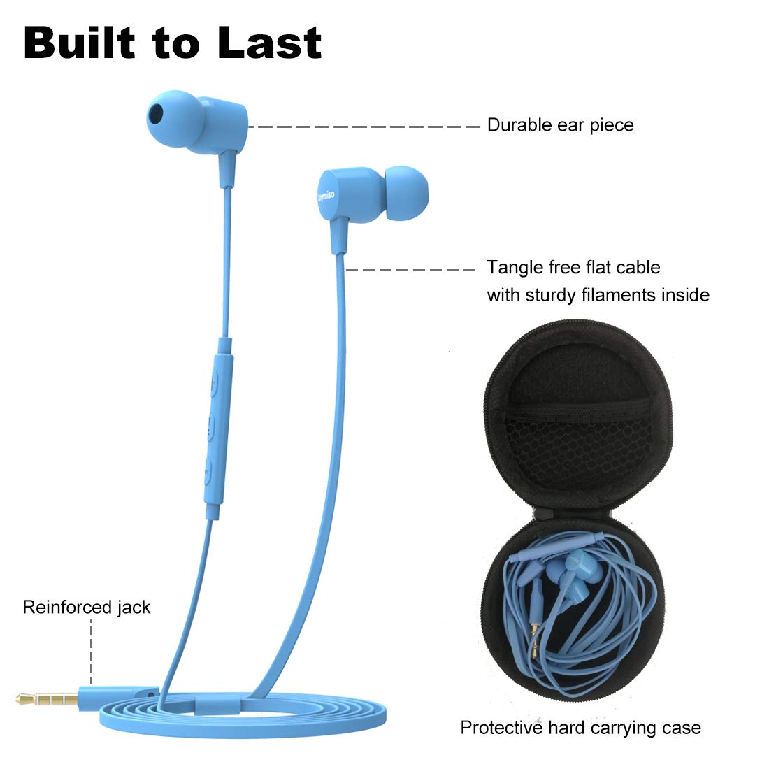 MOXKING six silicone eartips displayed, offering customizable fit and noise isolation