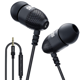 MOXKING M2 front view showing packaging and earbuds for clear product understanding