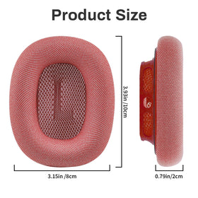 Moxuanze AirPods Max pink cushions set highlighting breathable comfort and improved fit