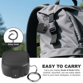 Moxuanze Buds4 Pro case includes cleaner kit and round buckle.