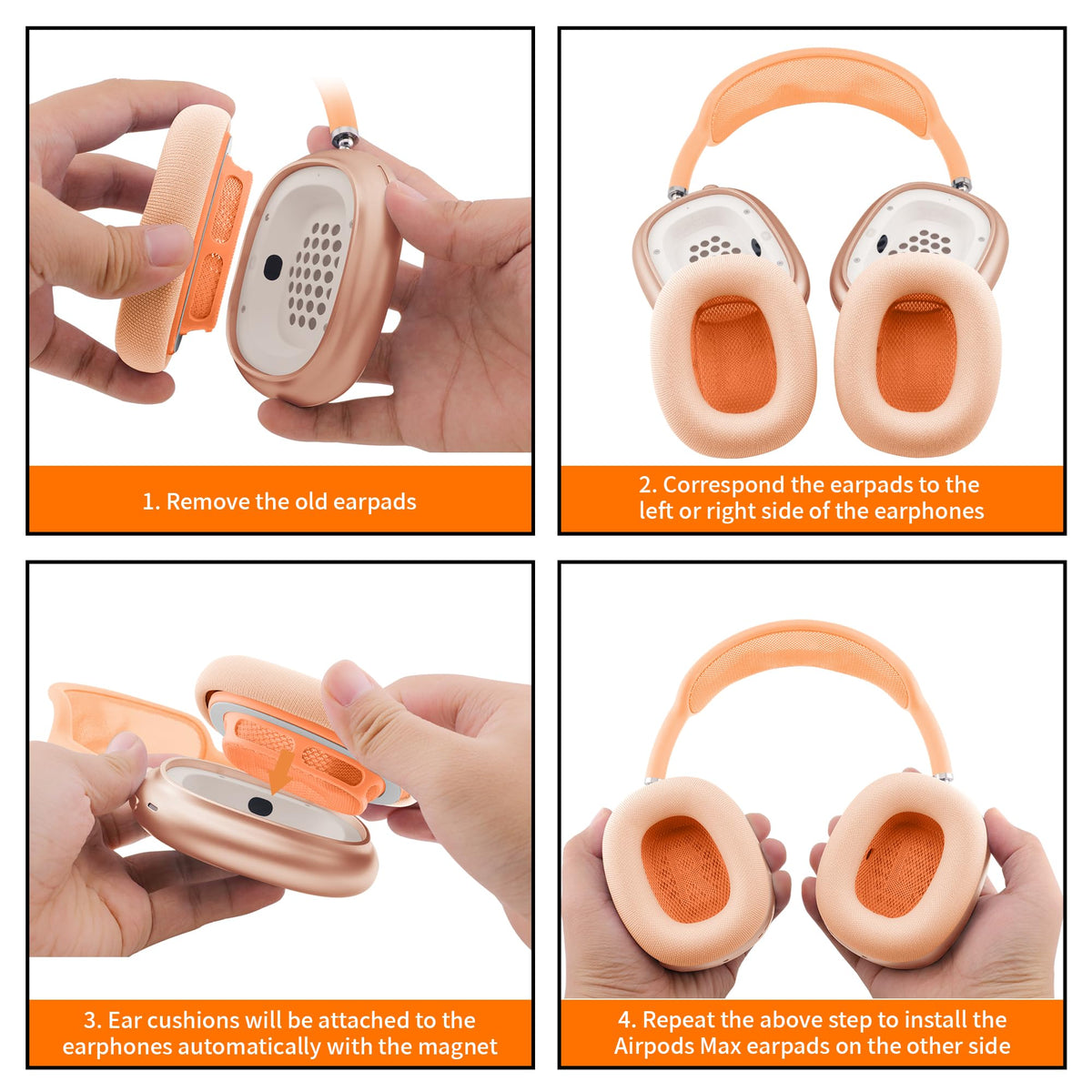 Moxuanze quick-install design lets you swap pads in seconds