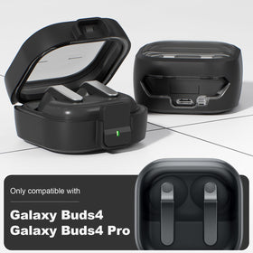 Moxuanze Galaxy Buds 4 case shockproof TPU shell guards against bumps and drops.