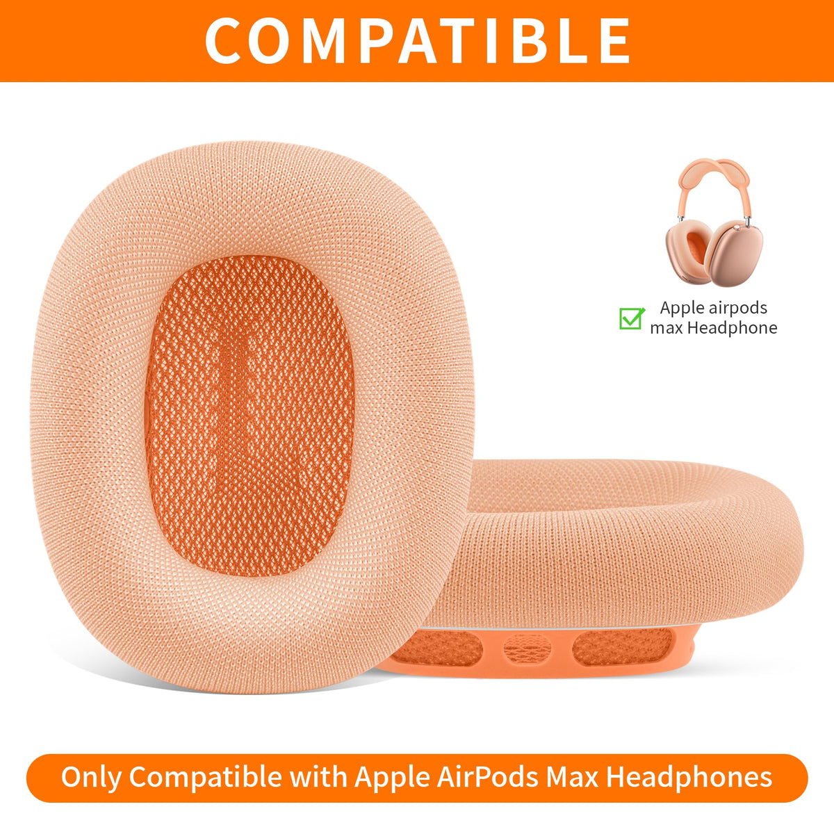 Moxuanze memory foam ear cushions deliver soft, breathable comfort for extended listening