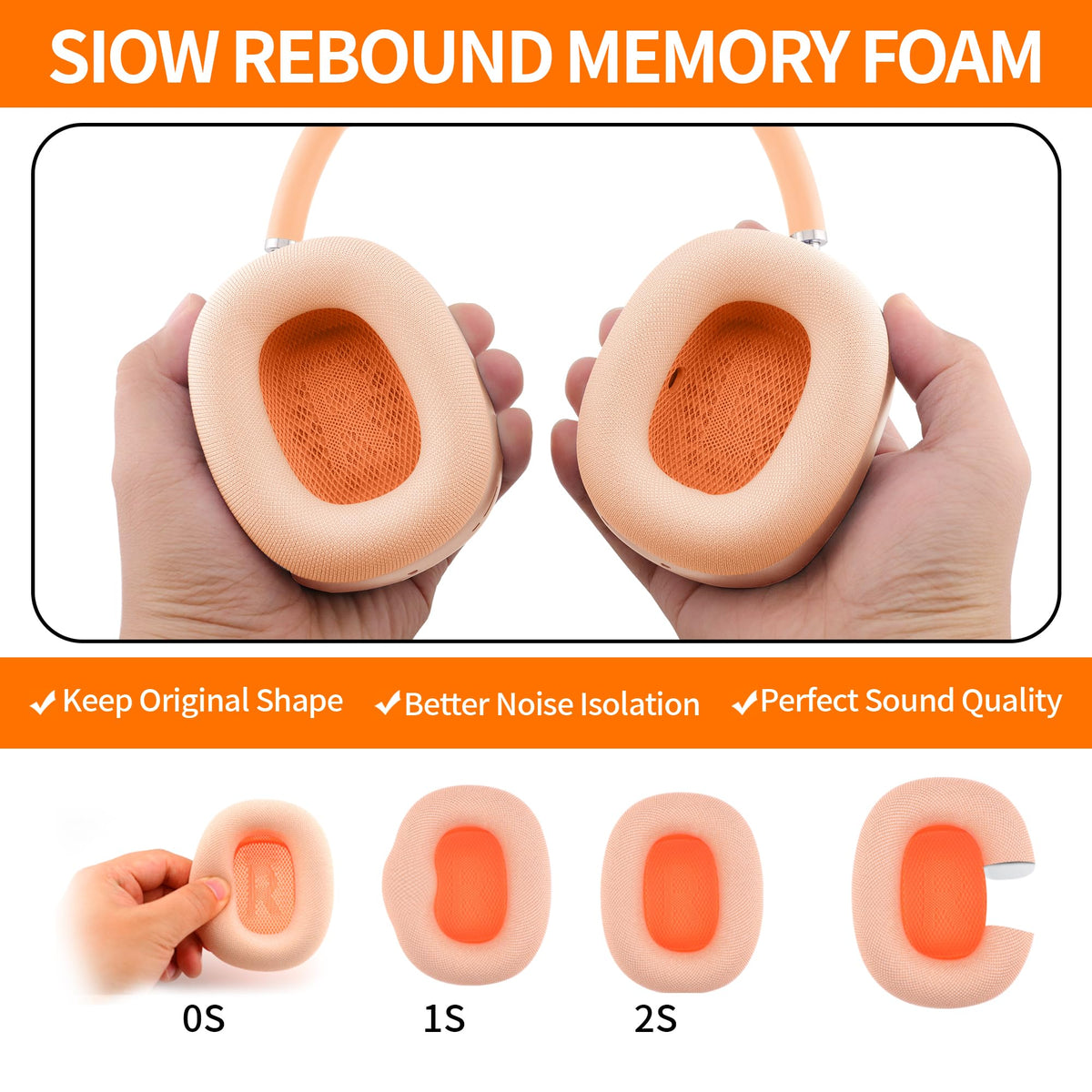 Moxuanze silicone-seal cushions boost noise isolation for more immersive audio
