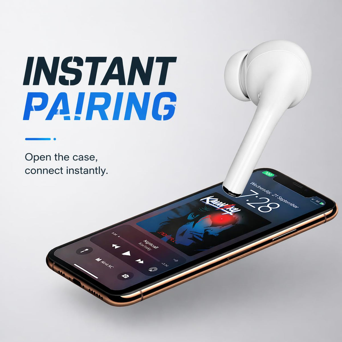 MOYEE Pro 3 close-up of one earbud highlighting precise build and comfort