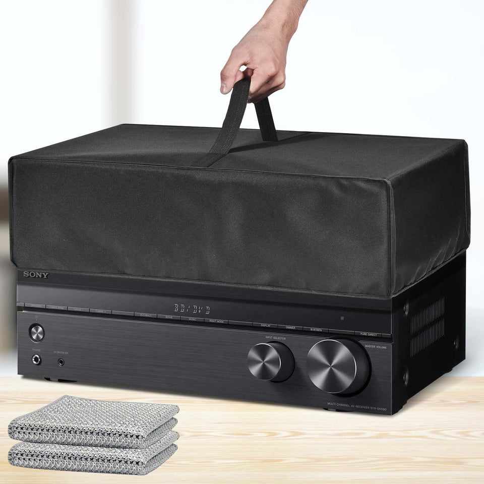 MozkeTo19 stereo receiver dust cover shields Sony devices from dust and spills.
