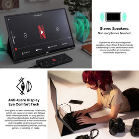MP Duex Float 2 Pro built-in kickstand enables multiple ergonomic positions.
