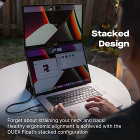 MP Duex Float 2 Pro anti-glare screen reduces reflections for clearer viewing