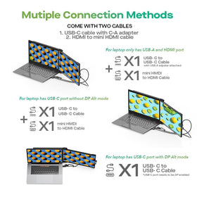 Plug-and-play setup for quick, cable-free use