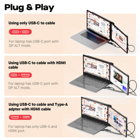 Slim 0.60-inch profile complements a sleek workstation setup