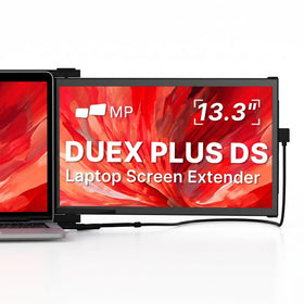 MP Duex Plus DS front view shows a slim 13.3-inch monitor adding extra workspace