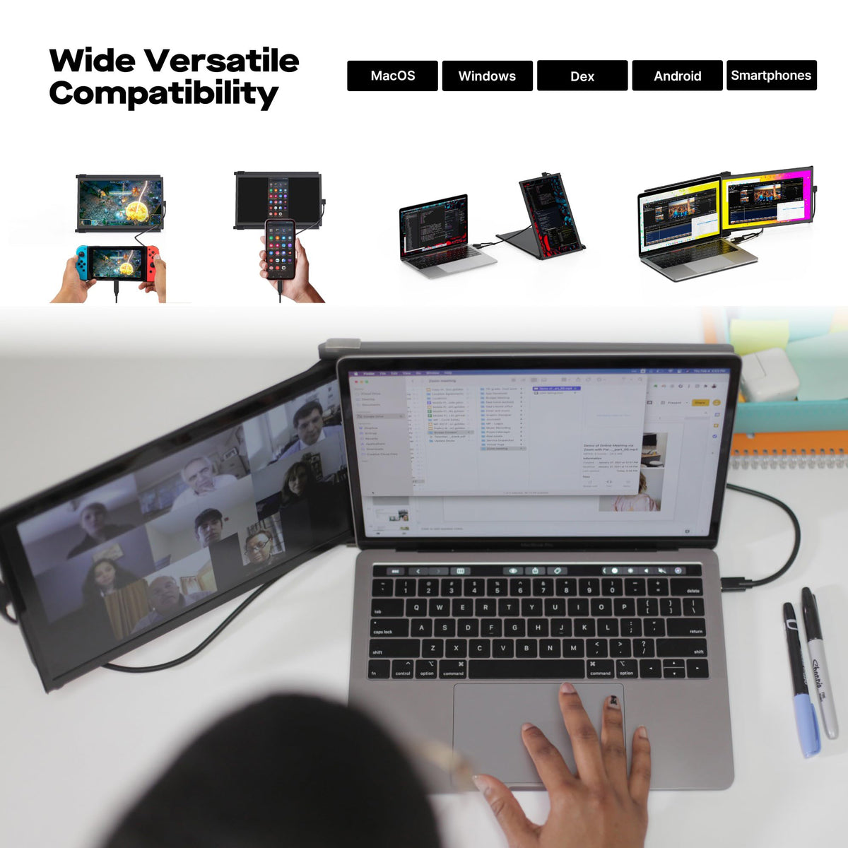 MP Duex Plus DS supports multiple devices for flexible use.