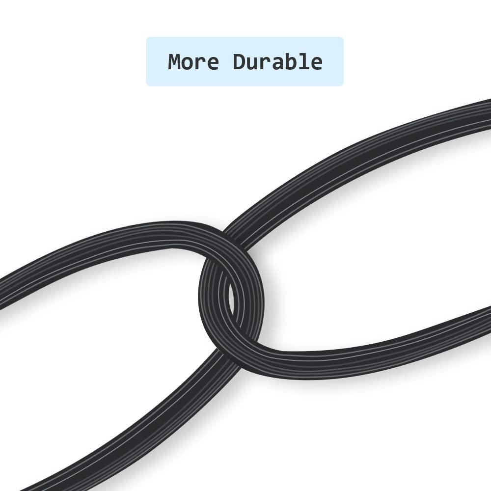 MQDITH black shell housing protects the 3.5mm connector.