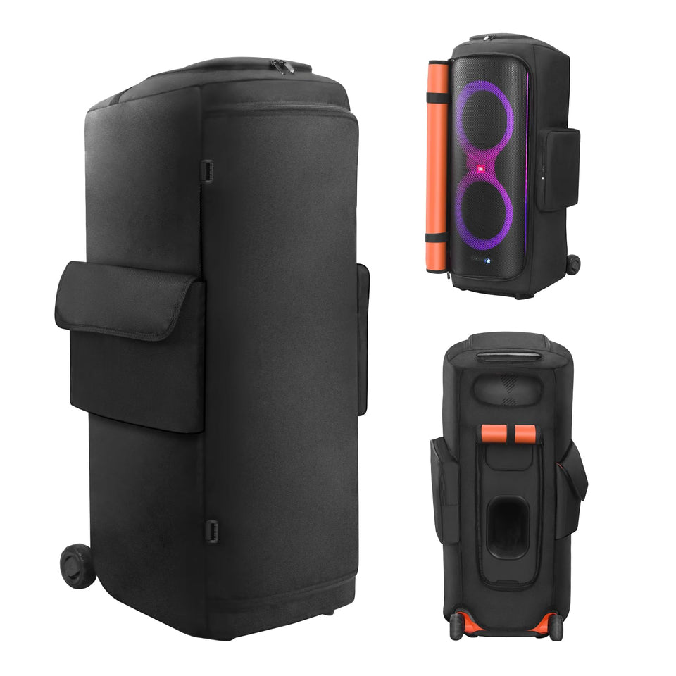 MRINCA front view of cover on PartyBox 710 protecting speaker during transport