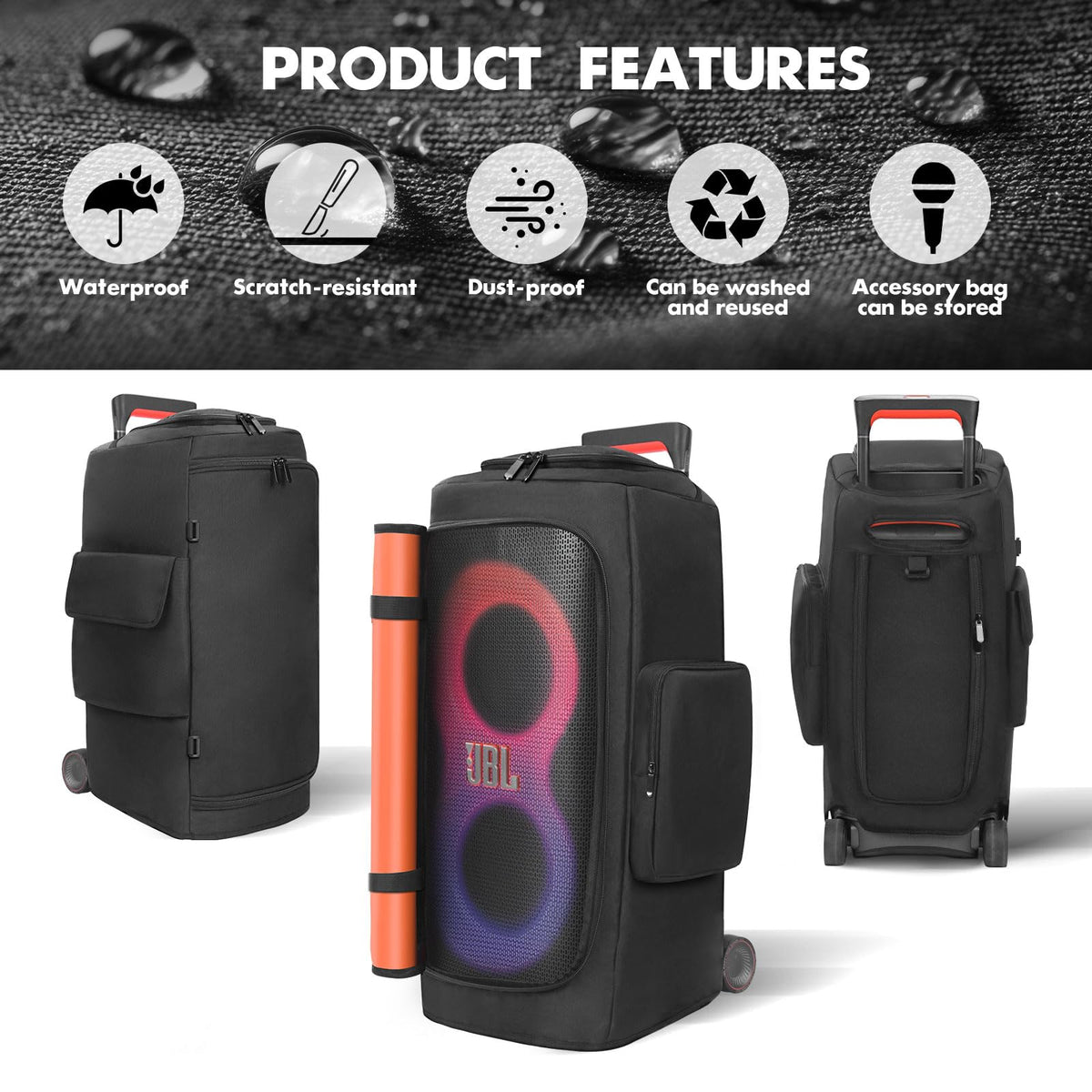 MRINCA cover next to person to show scale and easy portability