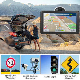 MRSXWPY side view of the 9-inch car GPS in-dash installation