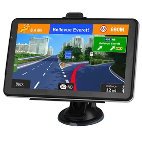 MRSXWPY GPS Navigator 7-inch front view for clear driving directions.