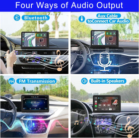 MRSXWPY playing mirrored video highlighting in‑car entertainment benefit