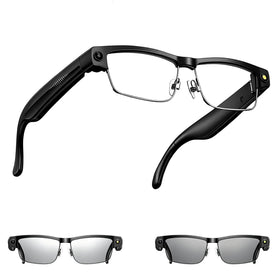 MSCGLYXGS AI Smart Glasses with 8MP camera for travel vlogging and moments capture