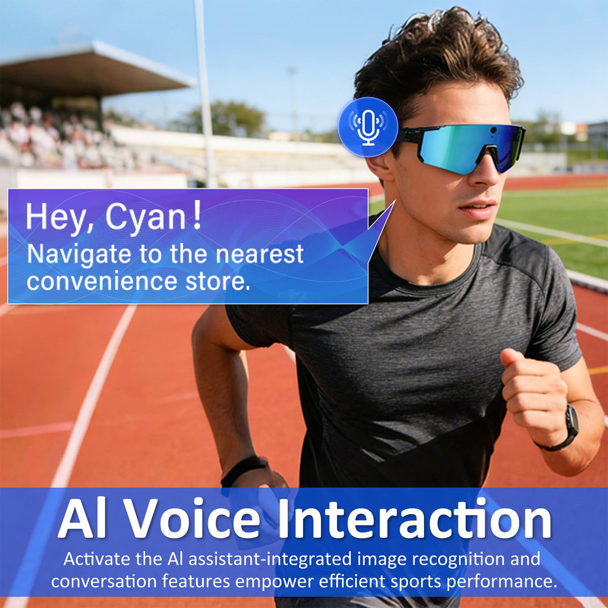 MSCGLYXGS AI Smart Glasses real-time translation aids cross-language conversations.