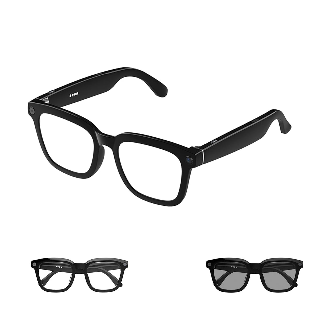 MSCGLYXGS AI Smart Glasses stabilize 4K video for travel and daily use.