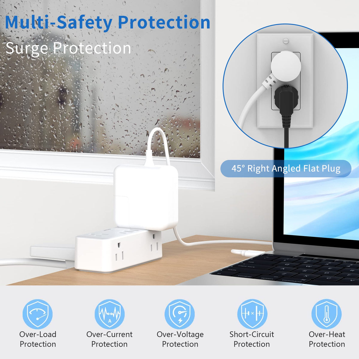 Mscien easy desk-side installation with no drilling required.