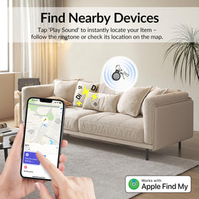 MSEBENT Tracker Tag no monthly fees and Find My setup