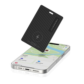 MSEBENT Wallet Tracker Card on a slim wallet protects valuables