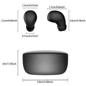 MSHUKCOE mini invisible earbuds comfortable for long wear