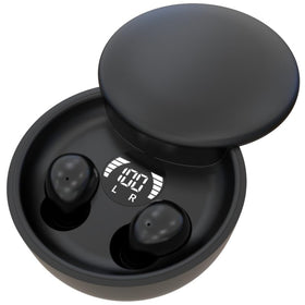MSHUKCOE mini invisible earbuds worn by a side sleeper for comfortable night use