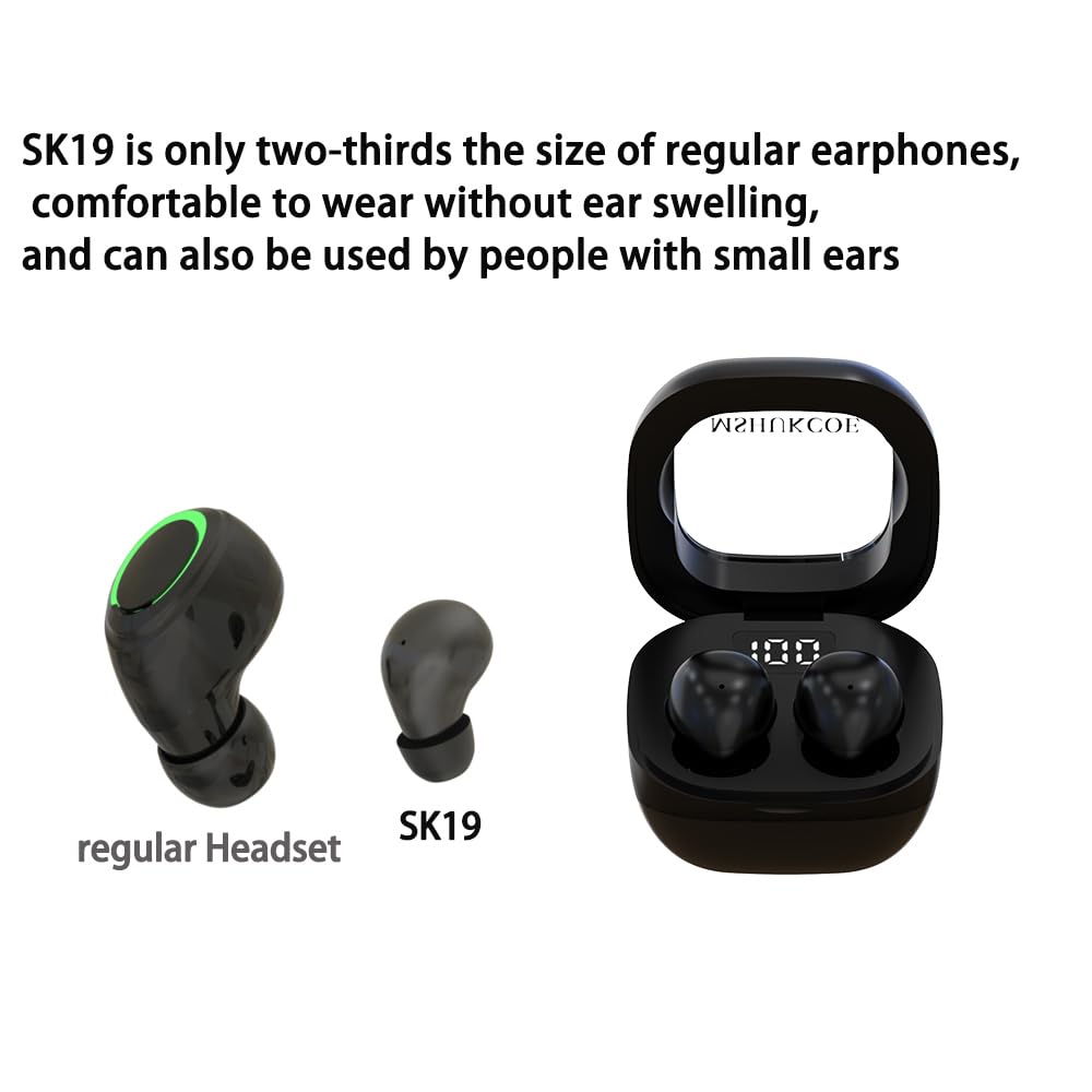 MSHUKCOE SK19 soft silicone tips provide gentle, pressure-free comfort.