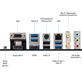 PCIe 4.0 slot on the MSI B550M PRO-VDH WIFI for high-speed graphics and devices.