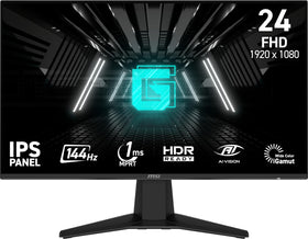 MSI G242L E14 front view showing 1080p clarity in action for fast gaming