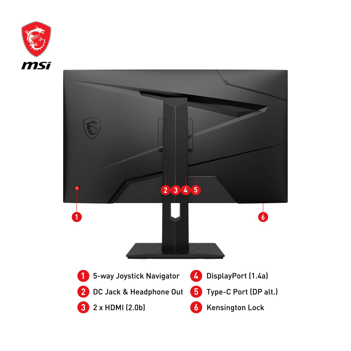 MSI G274QPX ports include DP and HDMI for flexible setups