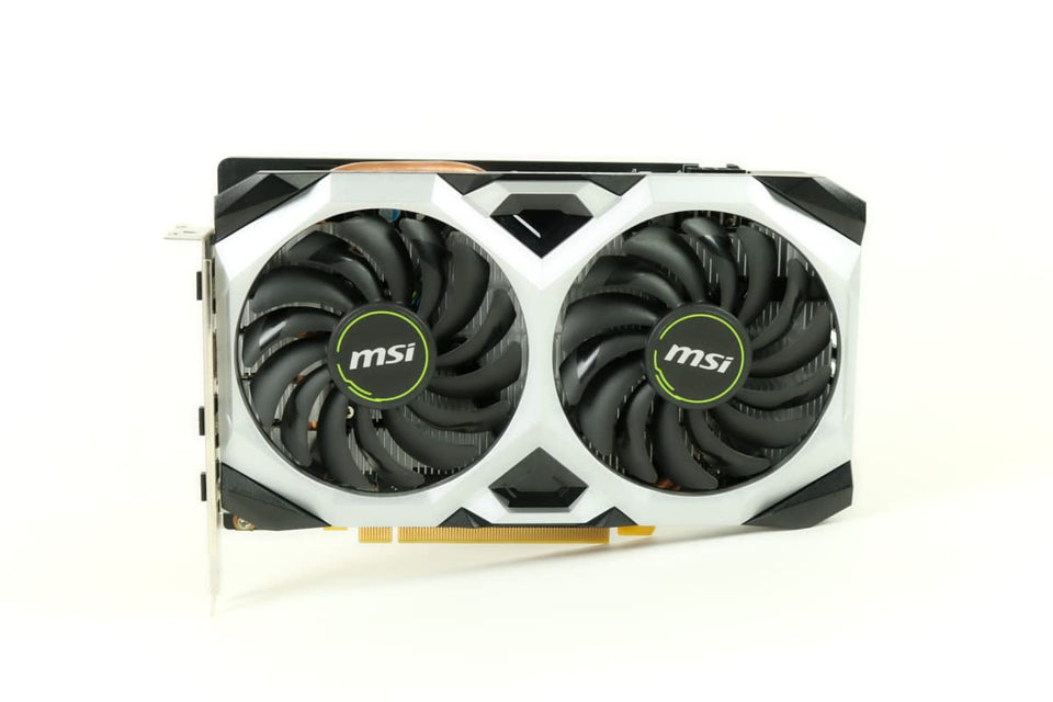 MSI GTX 1660 Ti Ventus XS 6G OC dual fan cooling for stable gaming performance