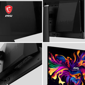MSI MAG 271QPX console mode ports enable HDMI 2.1 connectivity.