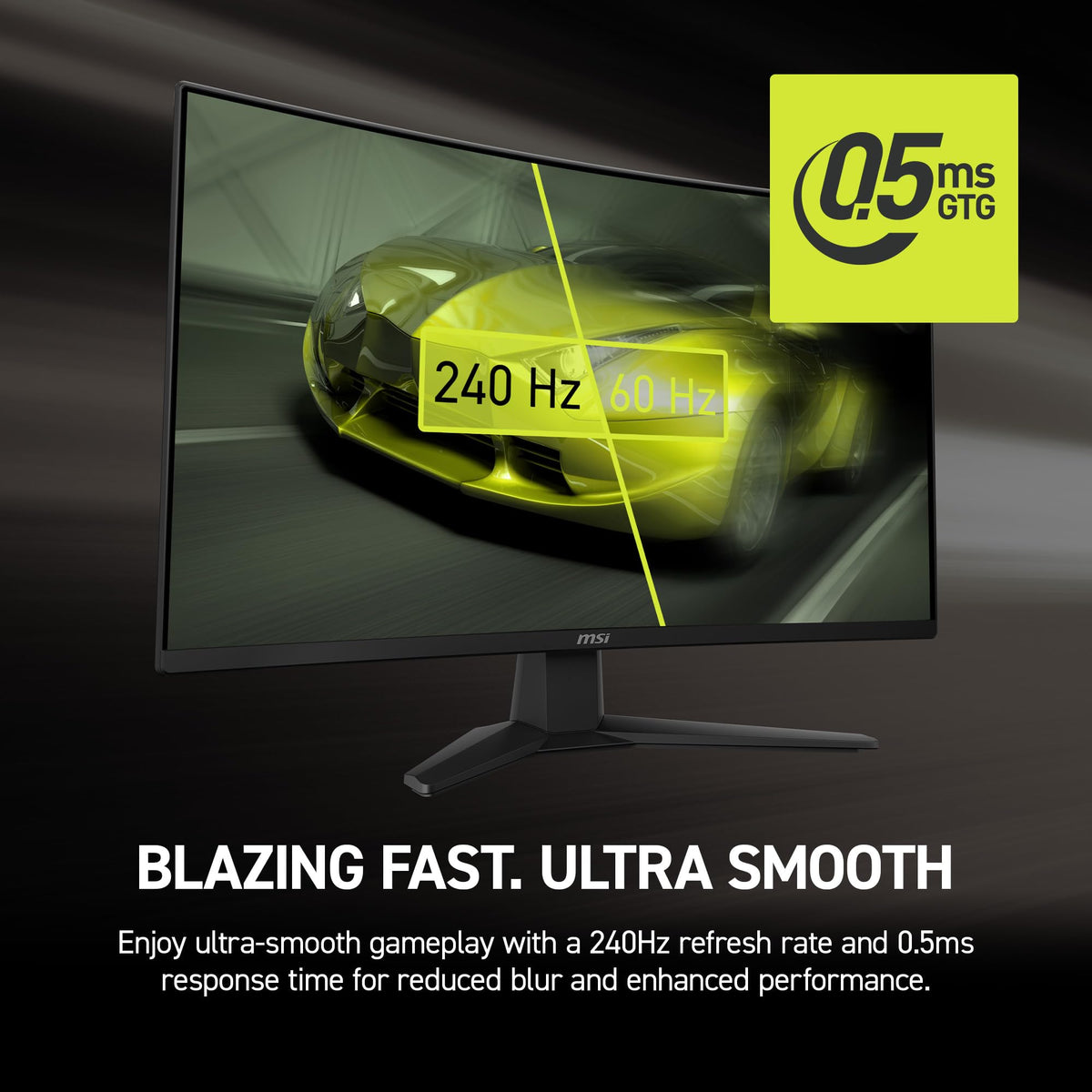 MSI MAG 274CF X24 ports including HDMI and VGA for versatile setup