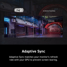 MSI MAG 274QF X24 tilt-adjust enables ergonomic, comfortable long sessions.