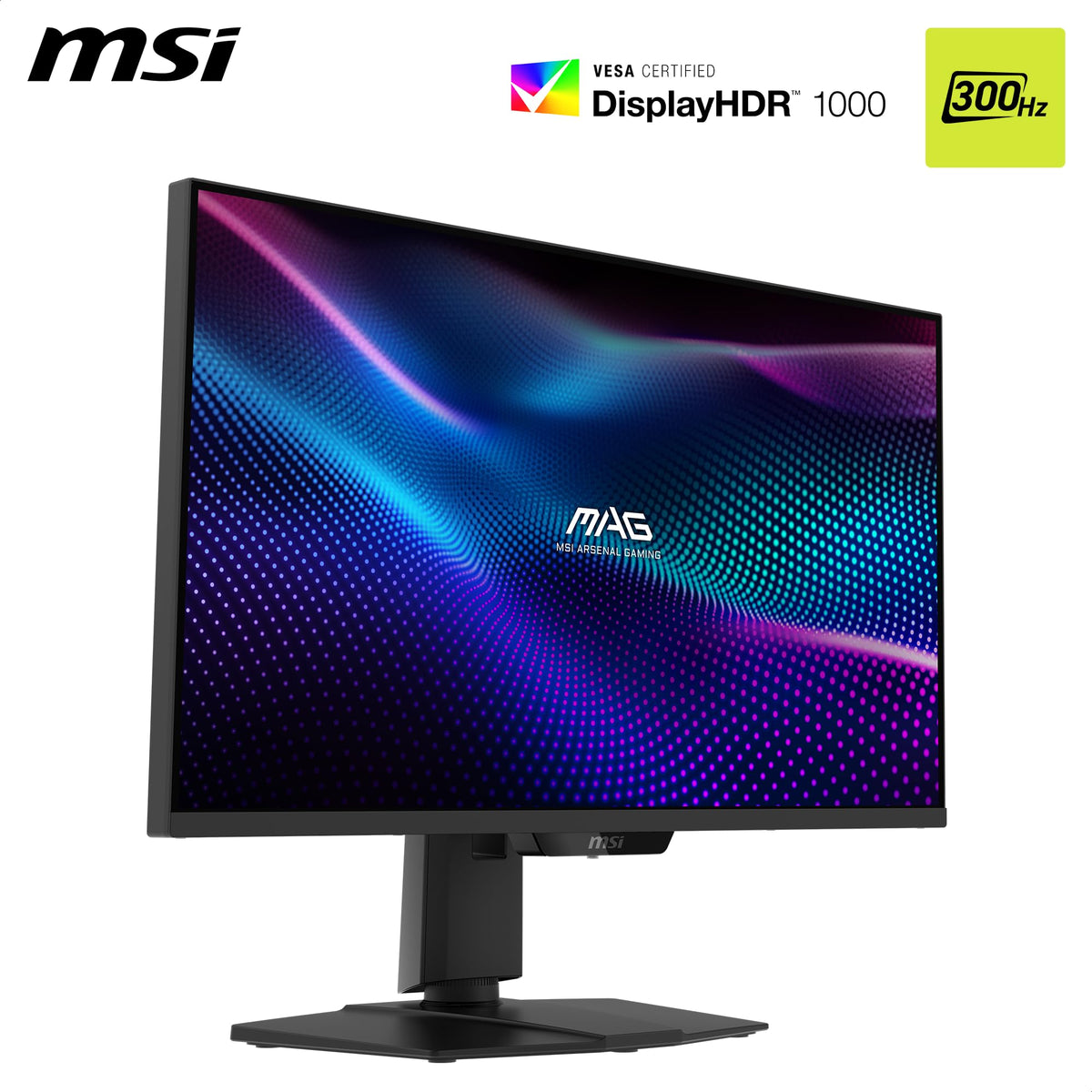 MSI MAG 274QPF X30MV 300Hz refresh rate enables ultra-smooth gameplay