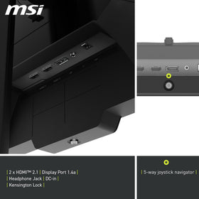 MSI MAG 274QPF X30MV built-in speaker for convenient audio