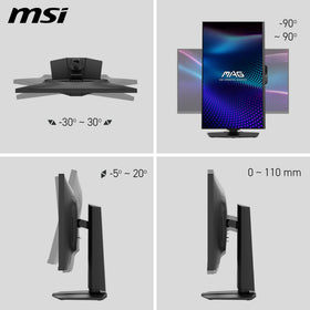 MSI MAG 274QPF X30MV rapid VA panel maintains color during fast action